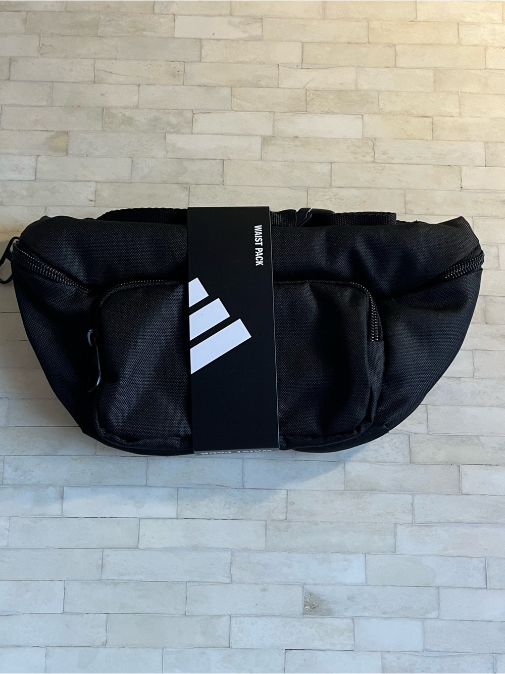 Adidas Black Waist Pack Belt Bag NWT